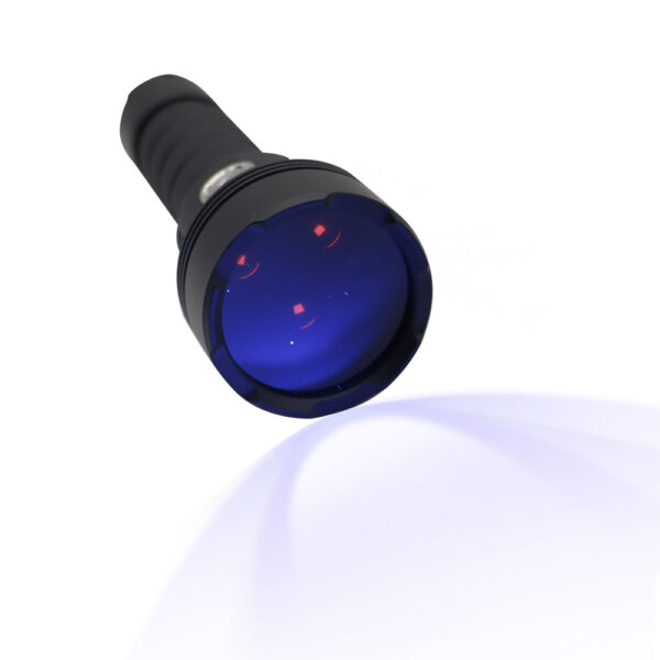 Professional 365nm UV LED Flashlight Rock Black Light High Output with Type C Rechargeable 21700 - 图片 2